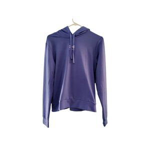 Under Armour XS Loose Fit Blue Hoodie Sweatshirt Polyester